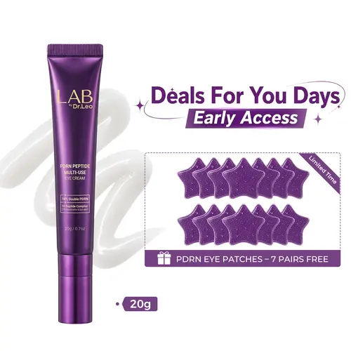 Dr.Leo PDRN Eye Cream | Anti-Aging Eye Treatment for Wrinkles, Puffiness & Dark Circles | Dual-Resource 10% PDRN + Free Under Eye Patches beachoutfits,travel essentials #sohochic #tiktokshopbacktoschool