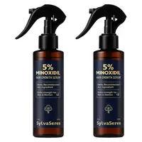 【3X Size】SylvaSeren 5% Minoxidil Hair Growth Spray For Men & Women,Treatment for Hair Loss & Thinning,Blends Rosemary and Biotin,120ml Daily Haircare fathersdaygift
