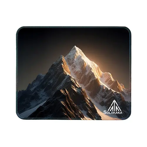 Solakaka Magic Mouse Pad - Office Computer Accessory, Room Accessory, High-Precision Desktop Protective Decorative Pad, Non-Slip Durable Rubber, Sunlight on Golden Mountains Design, Room Accessories