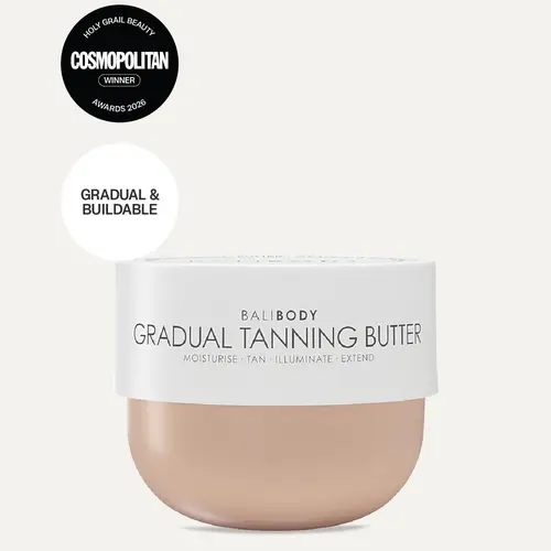 Bali Body | Gradual Tanning Butter - Gradual Self Tanner & Tanning Lotion for Face & Body, Hydrating Daily Moisturizer, Streak-Free Buildable Tan for All Skin Types Including Sensitive Skin, Vegan & Cruelty-Free