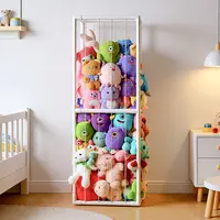 Stuffed Animal Zoo Storage Organizer PVC Large Plushie Holder for Toddler Room Playroom Aesthetic Nursery Furniture Toy Display Extra-large Capacity Design tiktokshopspringglowup summervibes