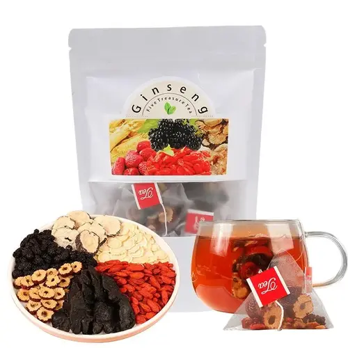 Kidney Formula Ginseng Five Treasure , Combination Scented , Natural Herbal Ingredients, Chinese Kidney for Men and Women dealsforyoudays kidney detox Beverage Anti Inflammatory Tea Christmas Thanksgiving Value Pack Filled with Tea