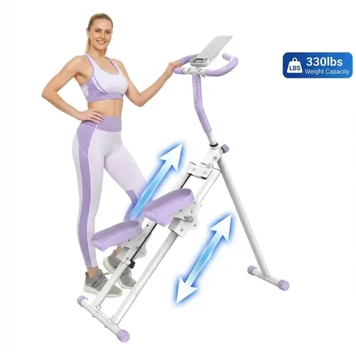 YAGUD Fitness Stair Stepper with Handlebar - Longer Step Reach, 330 lbs Capacity, Work Out Equipment for Home Gym for Home Workout Legs+Core Workouts, At Home Gym Equipment