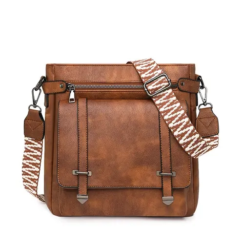 Crossbody Bags for Women,Multi Pocket Crossbody Purses Vegan Leather Shoulder Handbags Travel Purse Adjustable Strap, Casual Crossbody Bags, Daily Commuter Purse tiktokshopbacktoschool