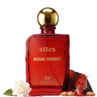 Sttes Sugar Mommy #54 Eau de Parfum for Women - 3.4 Fl Oz/100ml Sweet Gourmand Hit, Long Lasting Women Perfumes with Saffron, Almond, Jasmine, Amberwood Musk, Single Item Fragrance Gift,back to school,sohochic