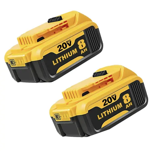 20V 8.0Ah Replacement Battery for Dewalt, Hight quality and High Capacity Lithium-Ion, Compatible with 20V Series Tools, Fits DCB200/DCB204/DCB206 toolupgrade