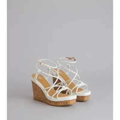 Sunny Days Strappy Platform Wedges