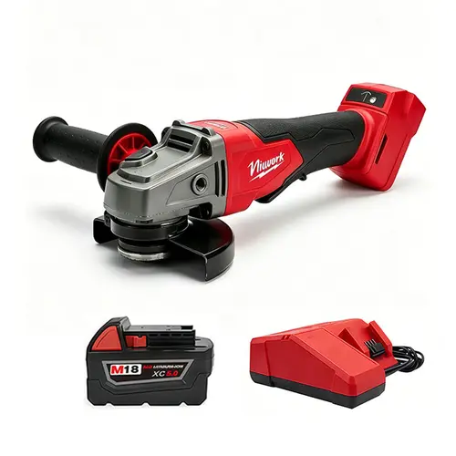 NiuWork 4-1/2" Cordless Angle Grinder | M18 Battery Compatible | Brushless Motor | Rust-Resistant | Ideal for Metal/Concrete Cutting, Auto Repair, Construction & DIY Projects Heavy Duty toolupgrade