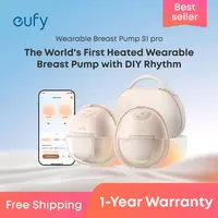 【Exclusive Bundle】eufy S1 & S1 Pro Heated Wearable Breast Pump, Hands-Free Breast Pump with Industry-Leading HeatFlow Tech, App-Controlled OptiRhythm, Hospital-Grade Suction, Leakproof, Slim and Ultra-Quiet for in-Bra Use.FSA-HSA eligible.,sohochic