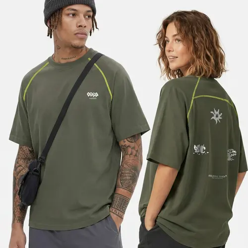 AELFRIC EDEN Men's Oversized Vintage Graphic T-Shirt, Quick-Dry Cotton Blend Streetwear Top with Raglan Sleeves, Print, Streetwear Clothing, Mens Clothing, Vintage T Shirts, Oversized T Shirt,clothes for back to school,first day of school outfits,sohochic