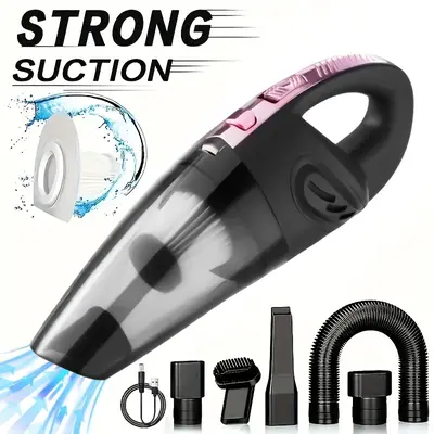 Mini Cordless Handheld Vacuum Cleaner – Cordless Vacuum with Powerful Suction, Multiple Attachments for Pet Hair, Crumbs Lift Fast, Dust Free Living, Home & Car Interior Cleaning, Lightweight Portable Wireless Cleaning Tools You Need,sohochic