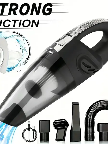 Mini Cordless Handheld Vacuum Cleaner, Cordless Vacuum Cleaning Supplies, Powerful Suction for Pet Hair, Dust, Crumbs, Lightweight Portable Wireless with Multiple Attachments for Home, Car Accessories, Household Items,sohochic