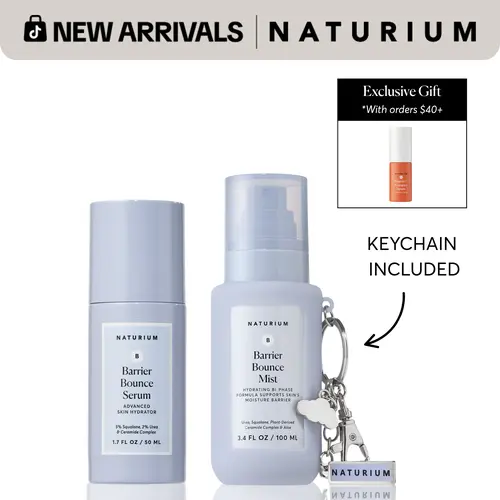 Naturium The Barrier Bounce Collection - Hydrating Barrier Bounce Mist & Serum, Hydration Set, Support your Skin's Moisture Barrier