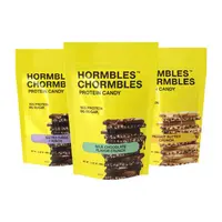 Hormbles Chormbles Protein Candy Minis - Variety Pack: Milk Chocolate, Peanut Butter & Salted Fudge (10g Protein, 0g Sugar) - 3 Bags