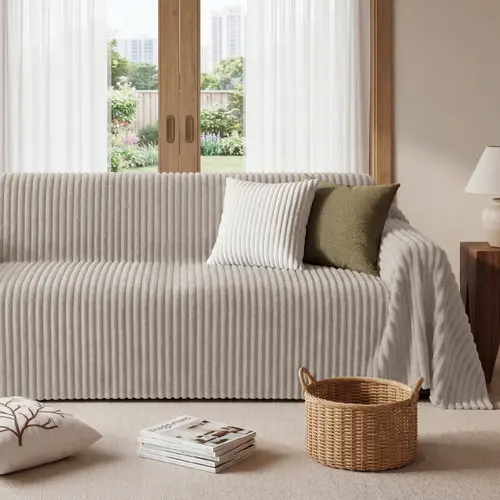 【Summer Sale Deals】Bedsure  Couch Cover , Washable, Non-Slip Couch Protector, Pet Friendly Dog Mat for Couches and Sofas