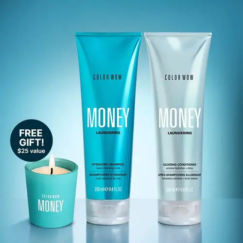 Money Laundering Hydrating Shampoo + Glossing Conditioner Set for Scandalously Rich Results