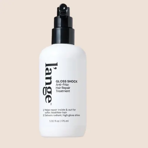 L'ANGE HAIR Gloss Shock Anti-Frizz Leave-In Haircare Treatment - Glycolic Acid Formula for Bleach-Damaged Hair, Frizz Control, Shiny & Glossy Results, Blowout At Home, 5.92 fl oz