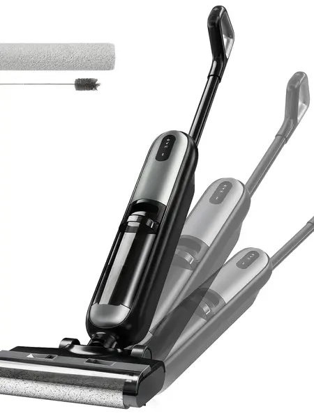 Cordless Wet Dry Vacuum Floor Cleaner, Power Modes for Hardwood & Carpet, Smart Self-Cleaning & Dual Tank System