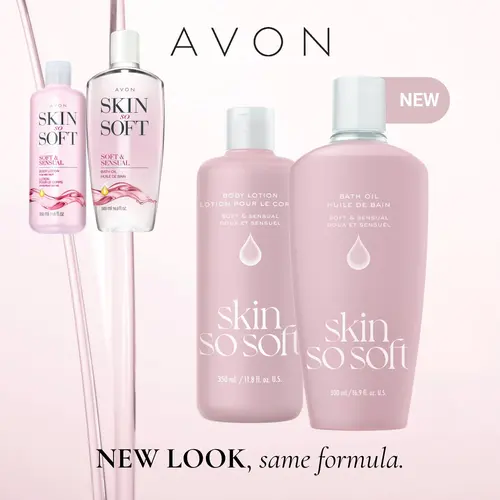The Silky Skin Set (Skin So Soft Soft & Sensual Bath Oil + Body Lotion)
