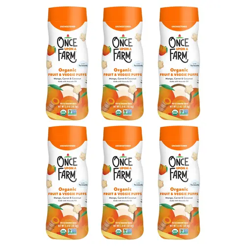 Once Upon A Farm 6ct Mango Puffs