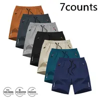 Men’s Summer Quick-Dry Active Athletic Shorts - Gym Bottoms with Elastic Waist, Zip Pockets, Loose Fit, Drawstring, Skin-Friendly Breathable Synthetic Fabric for Gym, Outdoor Wear