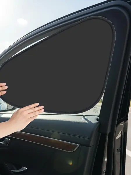 Car Side Window Sunshade (4 PCS and 2 PCS), Shading and UV Blocking, Protects car Interior and Privacy for All Models (Two Pieces for The Front seat)Father's Day Gift