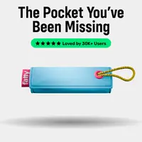 FattyPack - Attachable Storage Pocket for Hats, Bra, Bikini, Backpack, Dog Leash, Dog Collar, etc. - Store Cash, Medicine, Keys, Golf Tees, Sunglasses, Jewelry, Essentials, Gum, First Aid, EDC, etc.