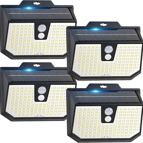 MATULSA Solar Motion Sensor Fence Lights - IP65 Rated Energy-Saving Automatic Sensor Outdoor Wall Lights for Decks, House (2/4/8/12/16pcs Available),sohochic