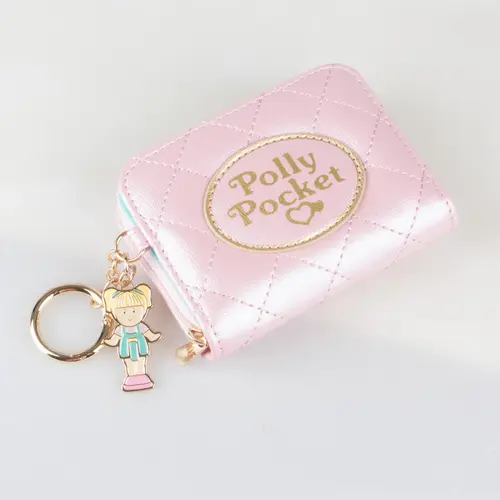 High-Quality Quilted Business Card Wallet with Textured Finish, Fashionable Personalized Card Holder and Coin Purse with ID Window and Card Slots, Stylish and Practical