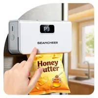 SEANCHEER TX-007 Rechargeable Mini Bag Sealer, 6 Adjustable Levels Heat Sealer with Magnet & Cutter, Portable Bag Resealer for Chip, Mylar & Plastic Bags - Gift for Women Mom Wife Men Dad Husband Friends.,back to school,back to school haul,sohochic