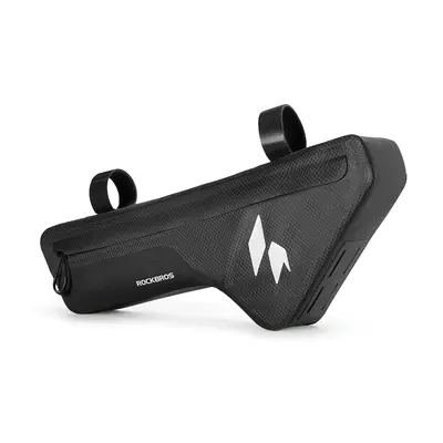 ROCKBROS RideMate 100% Waterproof Frame Bag 1.9L Down Tube Bag - Lightweight Durable with Easy Access & Universal Fit for Road Gravel Mountain Bikes