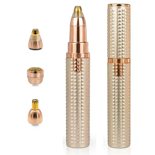 Cotsoco 3-in-1 Facial & Eyebrow Hair Trimmer, Facial Hair Removal Device, Electric Eyebrow Trimmer with 3 Replacement Heads The Perfect Gift for Women,Summervibes