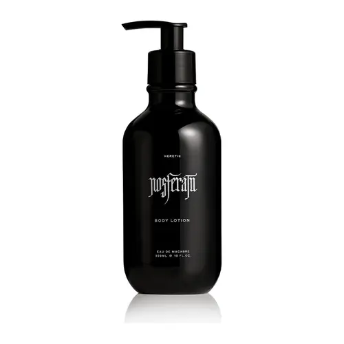 NOSFERATU BODY LOTION - POWERED BY VEGAN SPIDER SILK. FRAGRANCED WITH WILTED LILACS, VEGAN AMBERGRIS AND PETRICHOR.