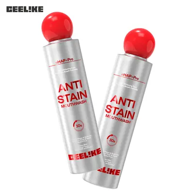 CEELIKE Stain-Removing Whitening Mouthwash - Oral Care for Bright Smile, Breath Freshening, Essential Oils Infused, Unscented Oral Rinse, 237ml, Mouthwash Cleanser, Bad Breath Killer