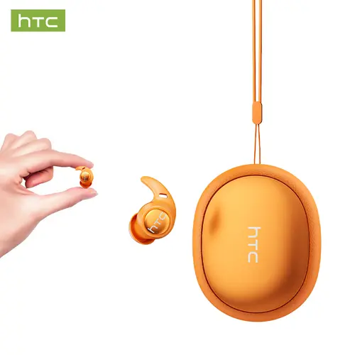 HTC NE76 Headphones Bluetooth 6.0 - In-Ear Wireless Headphones with Bass Noise Reduction, Invisible Flat Earbuds, Invisible Noise Canceling, No Ear Pressure for Side Sleepers, Remote Control, Sleep Quality Improvement, Invisible Earbuds, Invisible Noise C