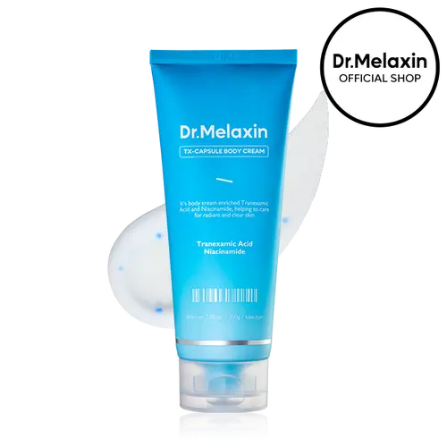 [Dr.Melaxin Official] TX Capsule Body Cream – 99% Pure Tranexamic Acid & Niacinamide Capsule for Body Dark Spots, Uneven Skin Tone & Dullness | Soft Burst, Silky Non-Greasy Brightening Body Lotion 200g