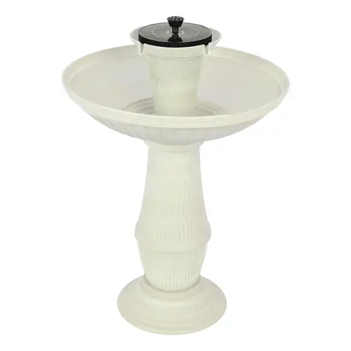 Bernini 28" Firmastone Ventosa Solar 6-in-1 Fountain
