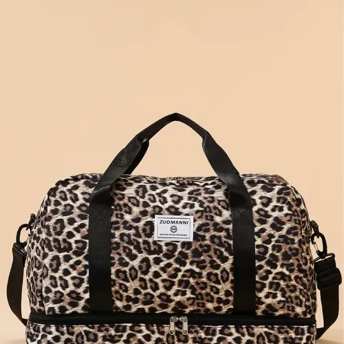 Large Capacity Single Shoulder Travel Duffle Bag, Designed with Separate Shoe Compartment, Perfect for Trips and Outings, Travel Duffels, Travel Bags