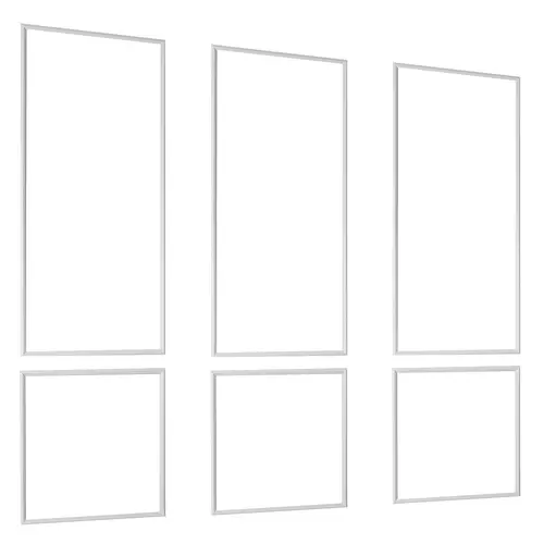 VEVOR 3-Pack Wall Molding Kit, Decorative Wainscoting Panels, Lightweight Paintable Polystyrene, Easy-Install Waterproof Interior Moulding Trim, for Room & House & Aesthetic Home Decor (24x54 + 24x24 in)#SohoChic
