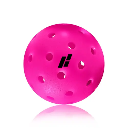 USAPA Approved Seamless Polyurethane Pickleball - 40-Hole Outdoor Design, High-Visibility Pink, Wind Resistant, 5x Stronger Than Standard, Precision Balanced, Weighted for Stability, Predictable Bounce, Industry-Leading Rotational Molding
