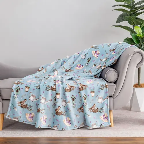 Berkshire Garden 60"x70" Velvetsoft Throw
