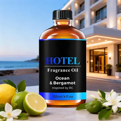 Hotel Diffuser Oil Inspired by The R-Carlton Hotel 4oz -Aromatherapy Essential Oil- Ocean & Bergamot for Diffusers Humidifiers Fragrance Scented