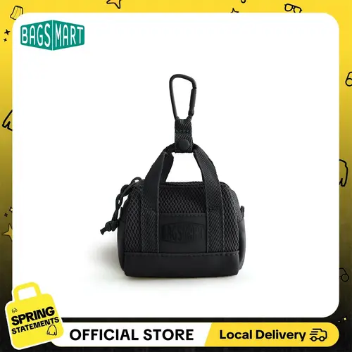 【New In】BAGSMART Reiki Mini Duffle bag Cute Keychain,Zipper for Key Card Lipstick Headset Cosmetics Bag tiktokshopsummersale