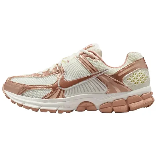 NIKE Women's Zoom Vomero 5 'Rose Gold' Running Shoe - Lightweight, Breathable Mesh, Responsive Cushioning Lace-Up Trainers for Walking, Casual Fashion, Flat Shoes Sneakers