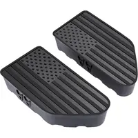 GJANSH Bed Rail Stake Pocket Covers for GMC Chevy Silverado Sierra 1500 2019-2024 2025 2026, GMC Sierra 2500 3500HD 2020-2024 2025 2026, Truck Caps Rear Holes Plugs Covers Black,toolupgrade