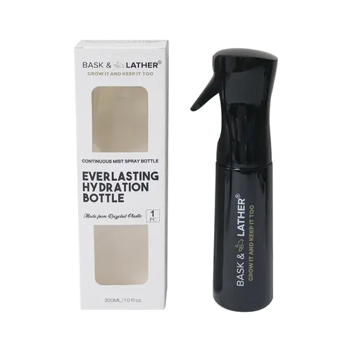 Everlasting Hydration Bottle | 10 oz Continuous Spray | Unlock Moisture with Even & Effortless Fine Mist | Great for Rehydrating Curls & Waves also for Hairstyling, Cleaning, Pets, Barbers, Salons, Essential Oil Scents