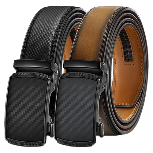 Father’s Day Gift | Men’s Leather Ratchet Belt – Adjustable, Stylish, Perfect Gift fathersdaygift