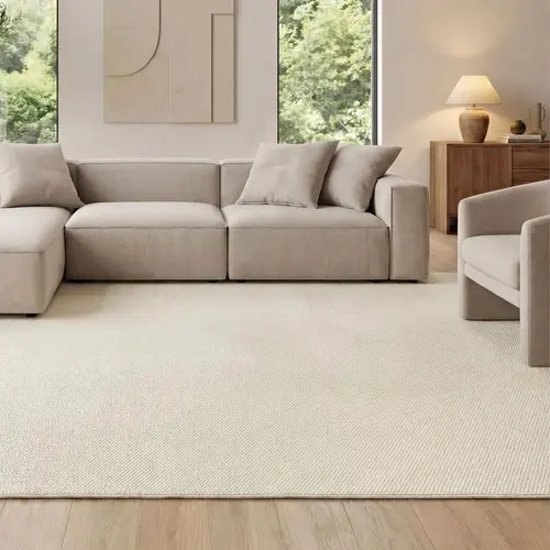 【FallPickDeals 】Bedsure  Faux Wool Area Rugs for Living Room, Machine Washable Carpet, Non-Slip Backing, Pet Friendly Throw Rug for Bedroom Dining Room