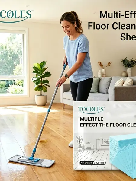 Floor Cleaning Tablets, Household Multi-Purpose Cleaner for Hardwood, Laminate, Tile & RV Walls, Antibacterial Deodorization Maintenance Cleaning Products