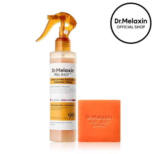 [Dr.Melaxin Official] Kojic Acid Clear Tone Body Care Set with Kojic Acid, Turmeric & 4 Botanical Oils
